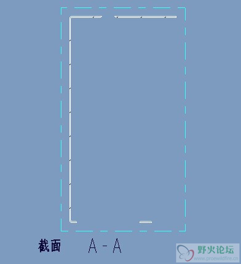 C图（用了剖切面的区域），孔的外轮廓没显示出来