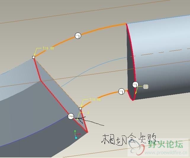 高手们，看看，为什么相切会不成功呀。