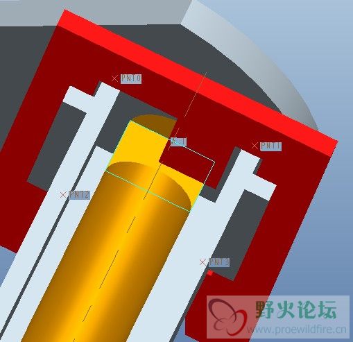 顺时针顶起止反卡瞬时状态