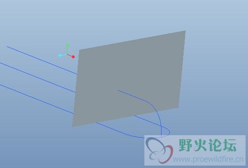 先建立一个参照面