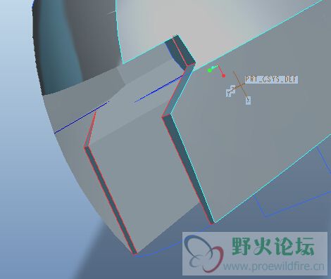 一面切掉了 另一面还在