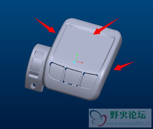 箭头所指都有弧度