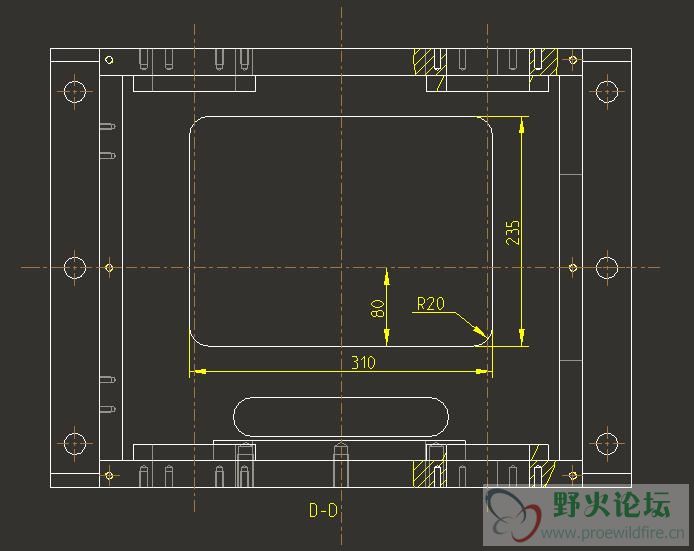 局部剖中不显示修饰线，即使全剖也不显示