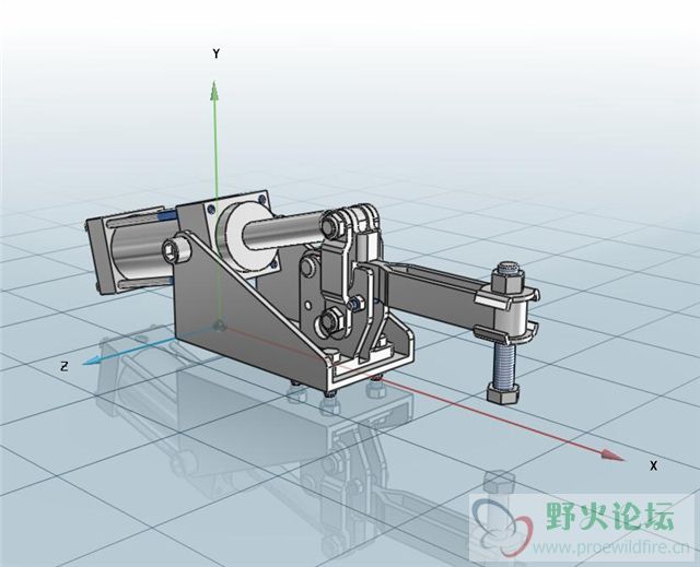 气动夹钳-法兰底座-水平压紧式WDC10247-A3D图.jpg