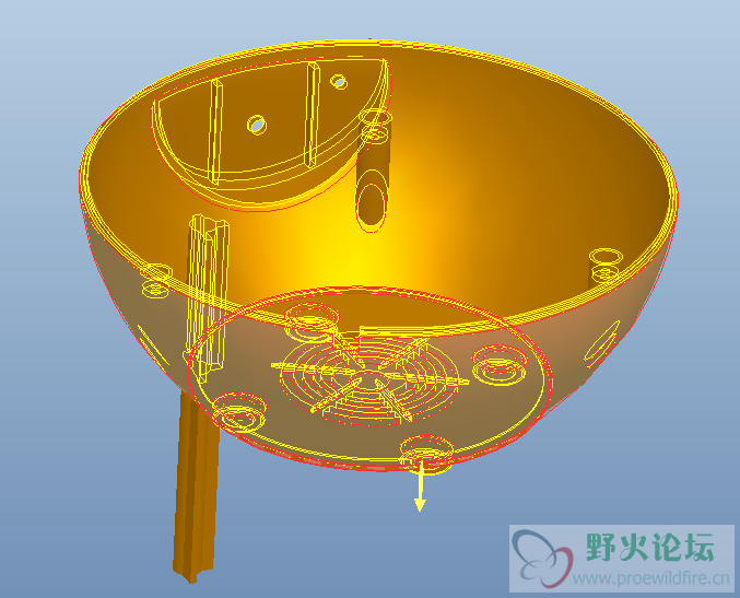 3.在用那个面切多出来那一块，实体化