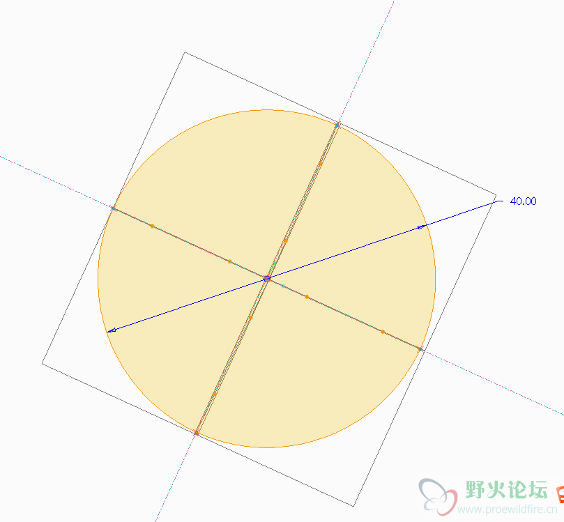 在开发程序中画的圆