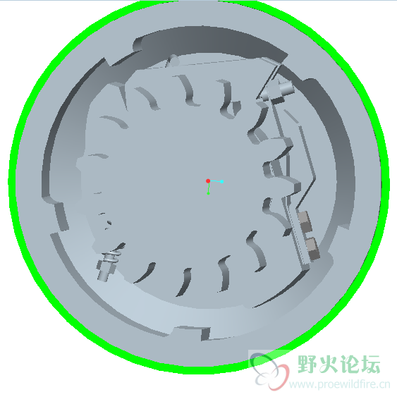 离心块需要在标定速度1m/s时甩出，与外锥体内表面的凸齿接触