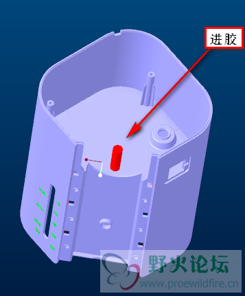 进胶口