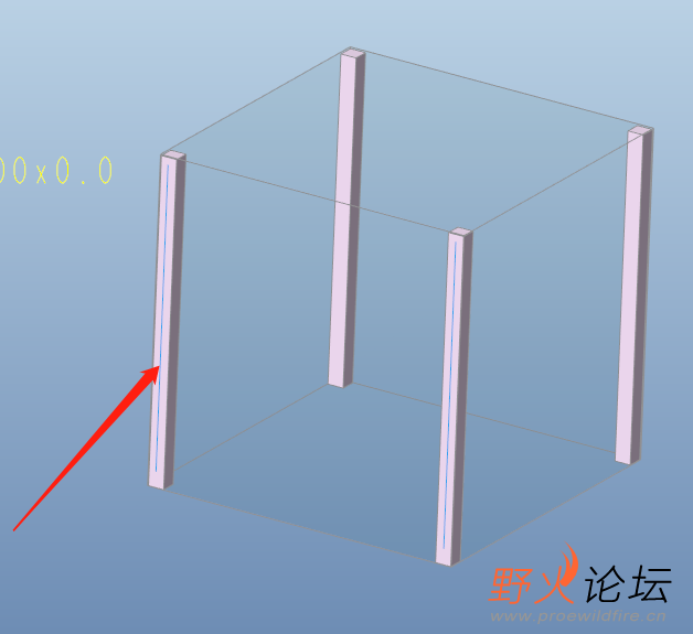 骨架做草绘线参考