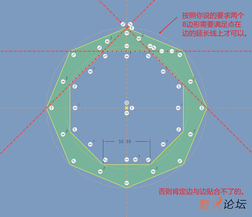 草绘时需要满足条件