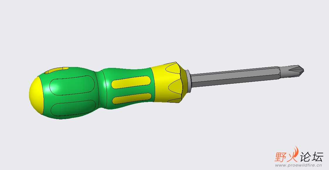 螺丝刀建模图1