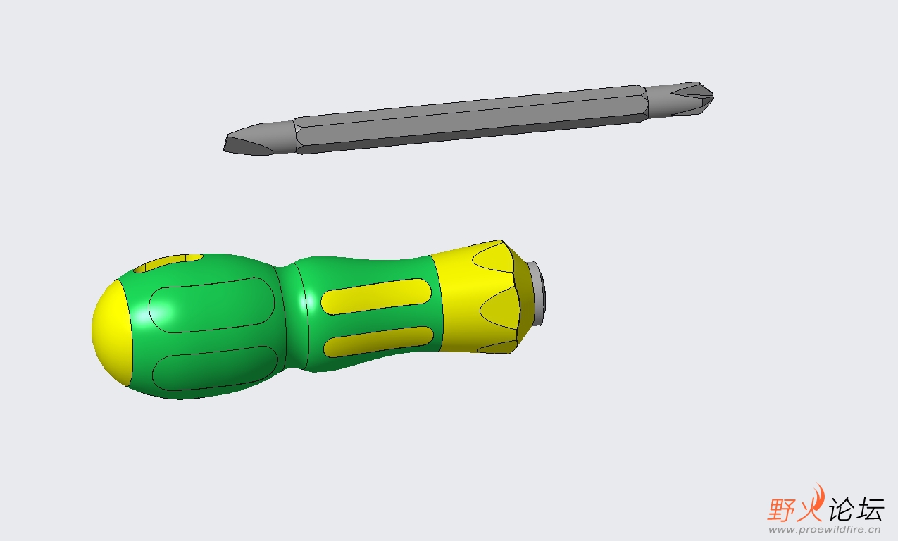 螺丝刀建模图2