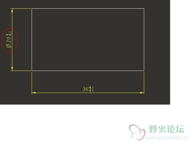 第一张工程图尺寸是这样的!