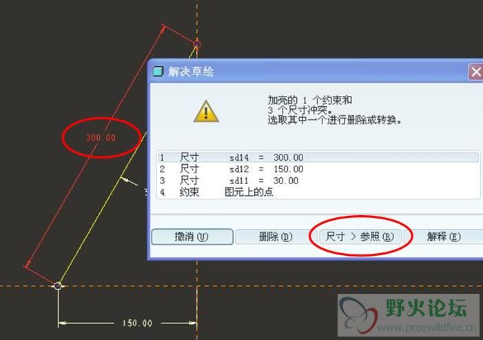 强行标注，产生冲突