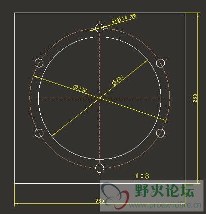 连接法兰参数