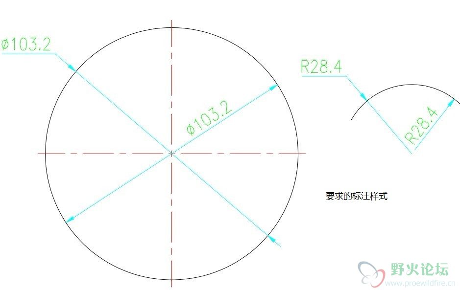 需要的标注样式